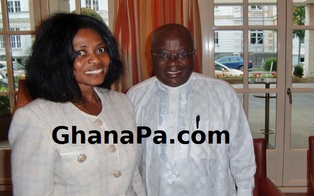 Sylvaina Gerlich and President Nana Addo Dankwa Akufo-Addo