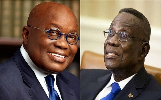 President Nana Addo Dankwa Akufo-Addo (Left) and Late President John Evans Atta Mills (Right)