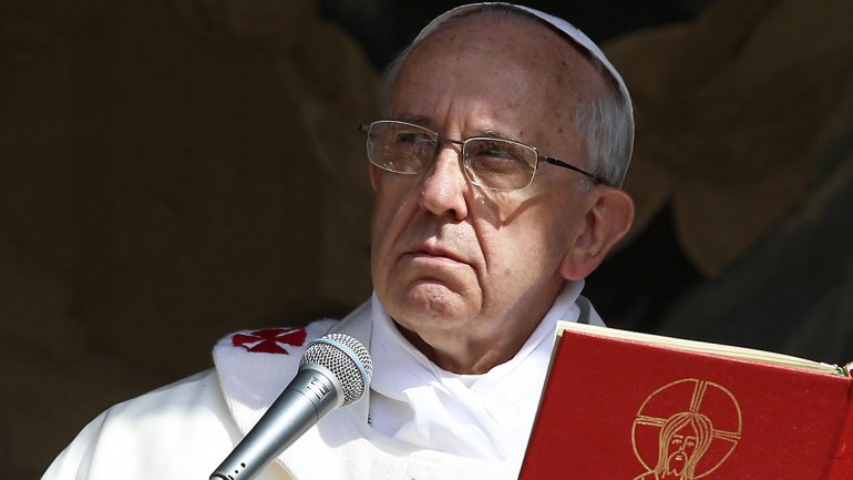 Pope Francis, born Jorge Mario Bergoglio 