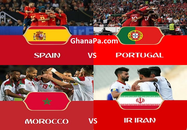 FIFA World Cup Russia 2018 Group B Matches.