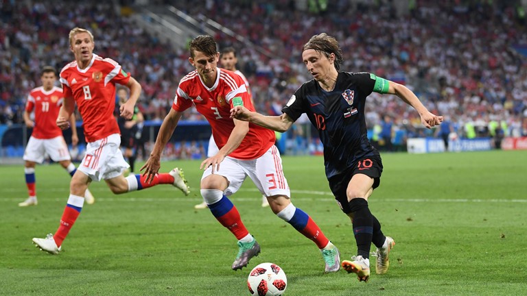 Russia vs Croatia (2-2): Croatia beat Russia on penalties (4-3 ) to set up England FIFA World Cup semi-final