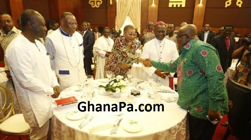 President Akufo-Addo's breakfast meeting with members of Ghana Clergy