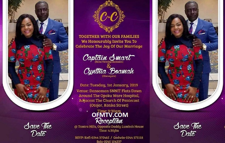 Adom FM's Captain Smart to wed new USA girlfriend Cynthia on 1st Jan 2019