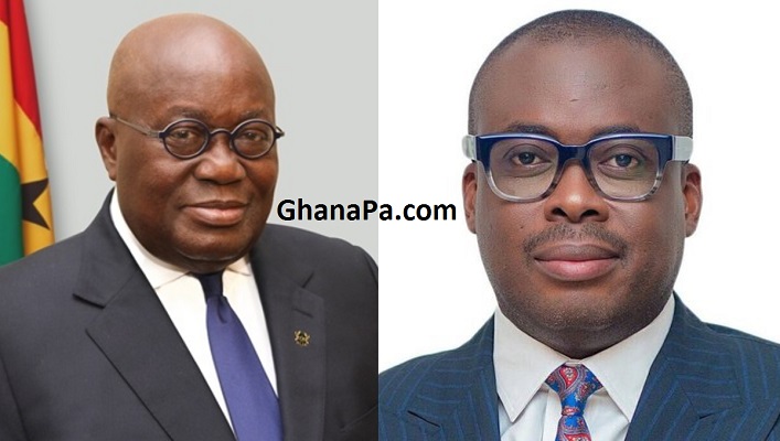 President Akufo-Addo and Paul Adom-Otchere