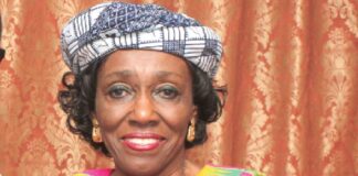 Former First Lady of Ghana, Nana Konadu Agyeman-Rawlings